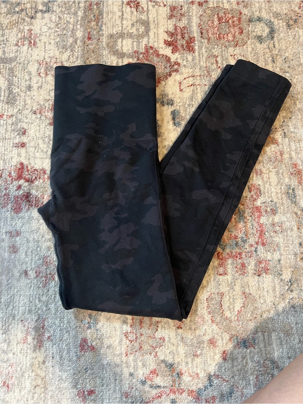 Athleta Black Camo High-Rise Leggings